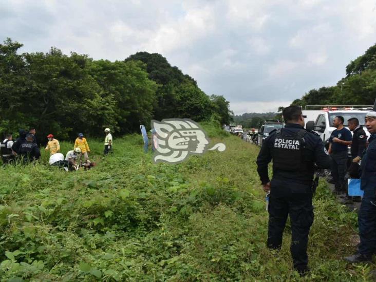 Cuatro cubanos muertos y ocho heridos tras volcadura en el sur de Veracruz 