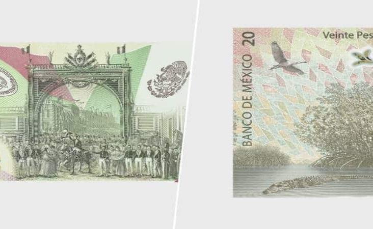 Banxico pone en circulación nuevo billete de 20 pesos