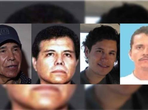 Cuatro capos mexicanos lideran lista de la DEA de los más buscados