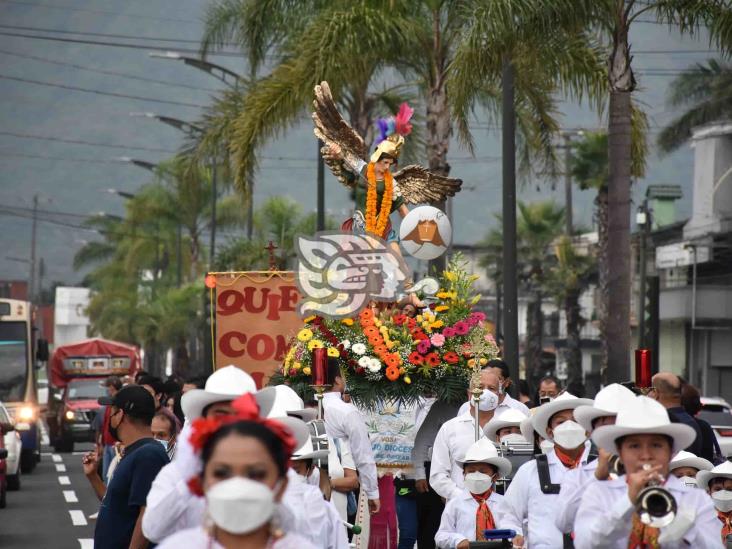 Realizan en Orizaba procesión en honor a San Miguel Arcángel