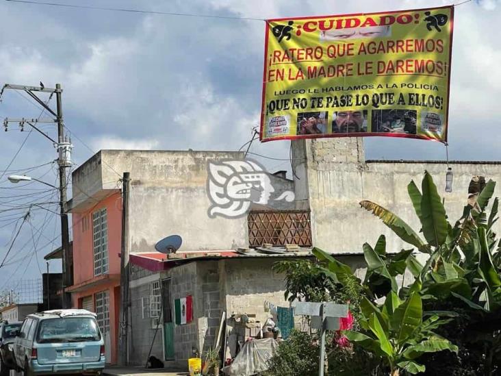 Colonias populares de Xalapa se defienden solas de la delincuencia