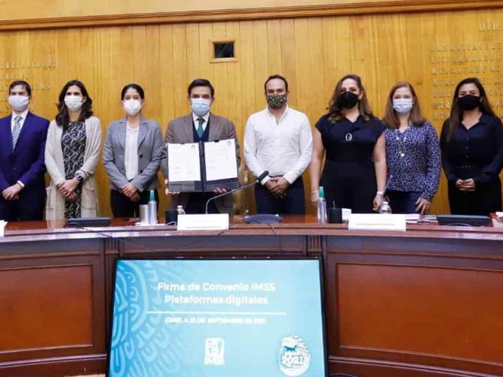 Con convenio, busca IMSS incorporar a empleados de plataformas digitales