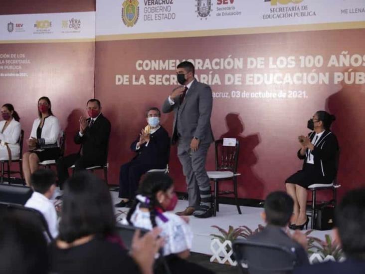 A 100 de fundación de la SEP, educación es clave en la transformación: Zenyazen