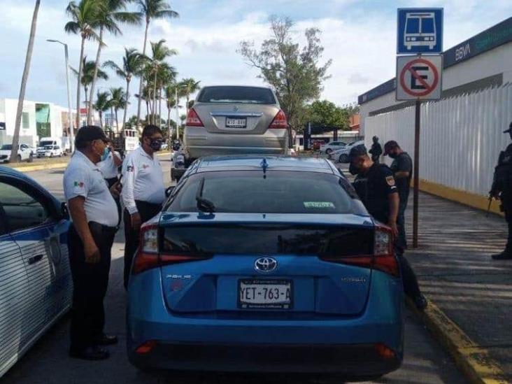 En Veracruz y Coatzacoalcos, SSP asegura unidades In Driver sin concesión