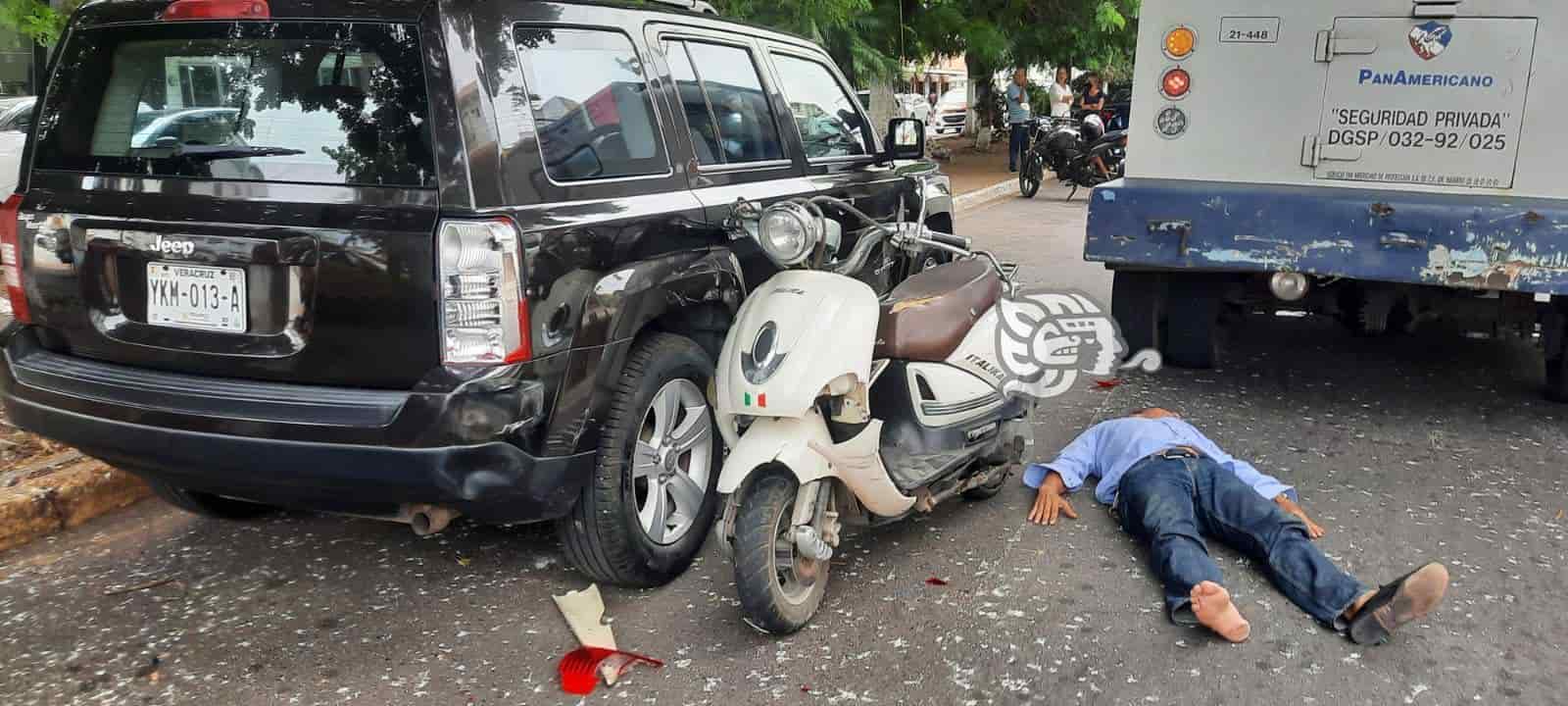 Choque Entre Motociclista Y Cami N De Valores Deja Una Persona Lesionada