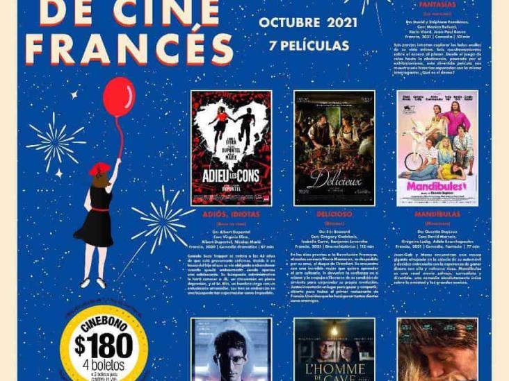 Tour de Cine Francés llega a Veracruz el 14 de octubre