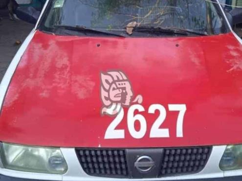 Roban el taxi 2627 y golpean a conductor en Coatzacoalcos