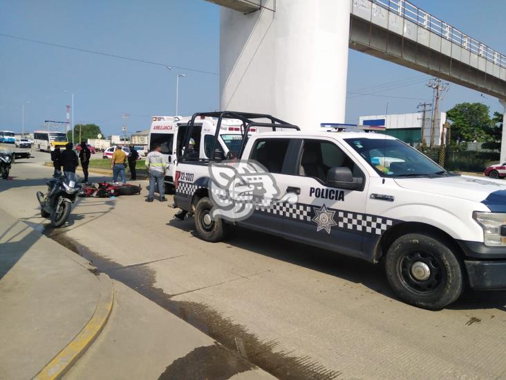 Septuagenario fue atropellado por motociclista en Coatzacoalcos