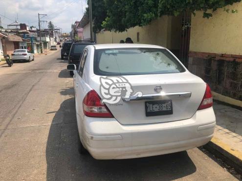 Fuerza Civil frustró robo de vehículo en el barrio Zapotal de Acayucan