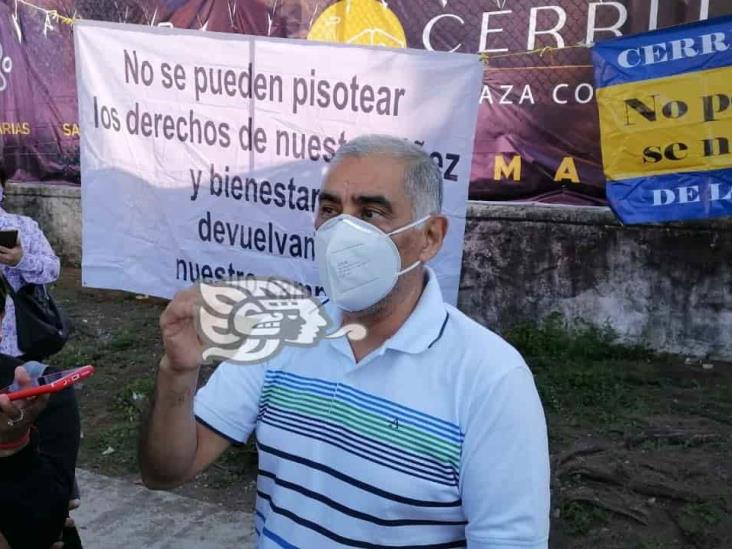 Protestan contra ‘privatización’ del campo Cerritos en Orizaba