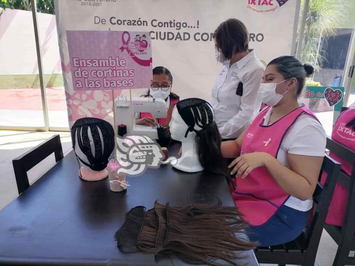 DIF de Ixtaczoquitlán entrega pelucas a pacientes oncológicas