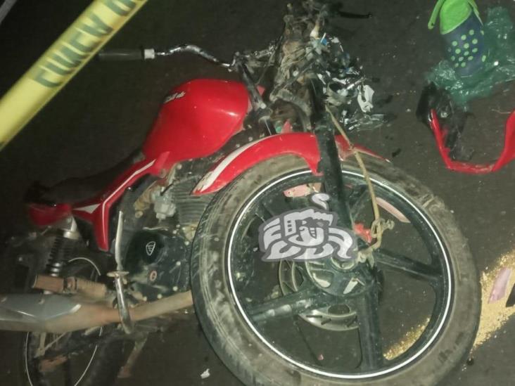 Menor de edad muere tras accidente de motocicleta en Minatitlán