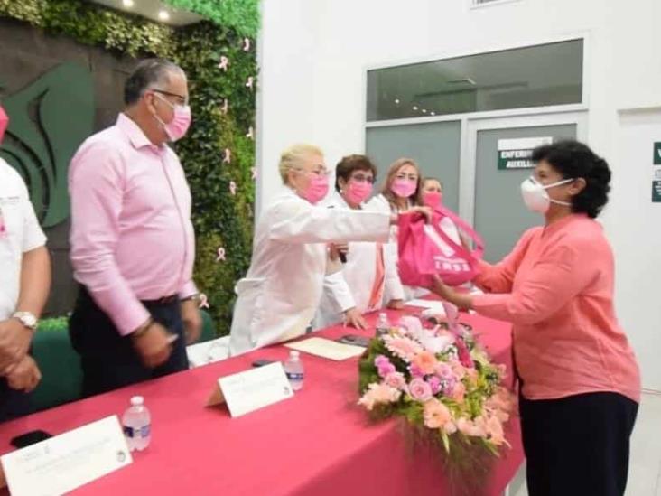 Conmemora IMSS Veracruz Norte Día Internacional de Lucha contra el Cáncer de Mama