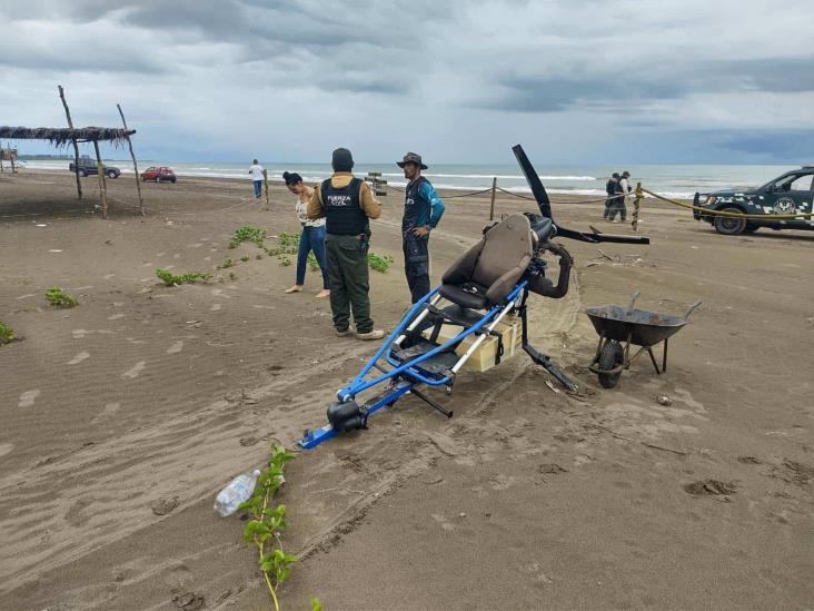 Confirma gobernador desplome de avioneta en Úrsulo Galván; hay un lesionado