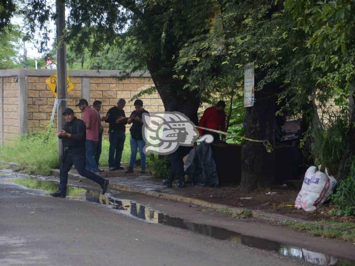 Encuentran hombre sin vida al interior de un terreno baldío en Veracruz