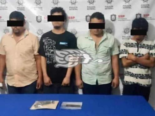 SSP captura a 4 por presunto robo de vehículo en Coatzacoalcos