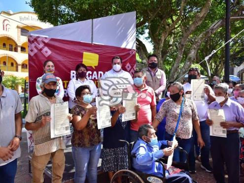 En la zona sur de Veracruz, Brigada Itinerante de Registro Civil