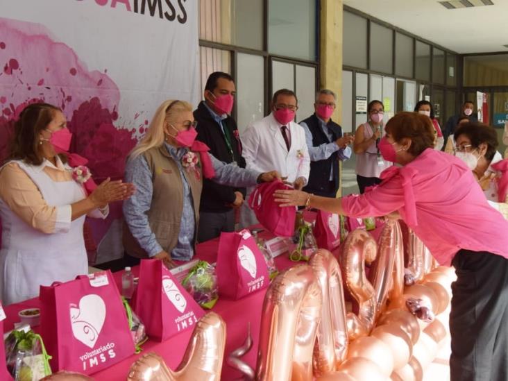 Participa IMSS Veracruz Norte en el Mes Soy Rosa IMSS