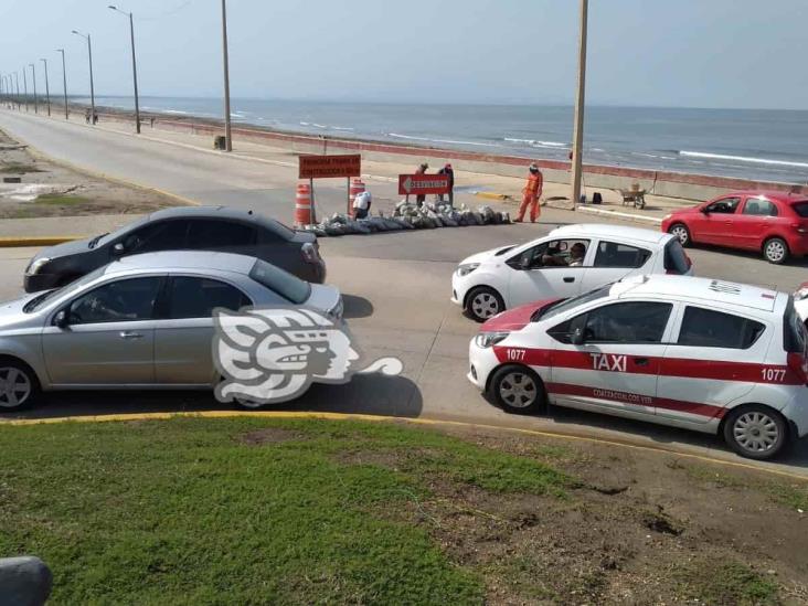 Cierran tramo del malecón por reparación en cárcamo