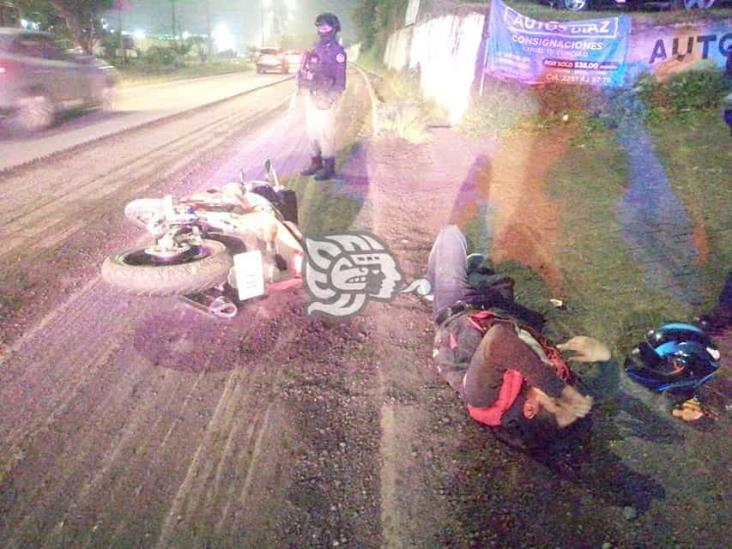 Dos motociclistas lesionados tras derrapar en el bulevar Banderilla