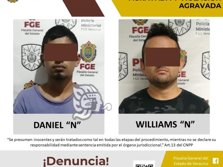 Por presunta pederastia y violación, vinculan a proceso a dos aguadulceños