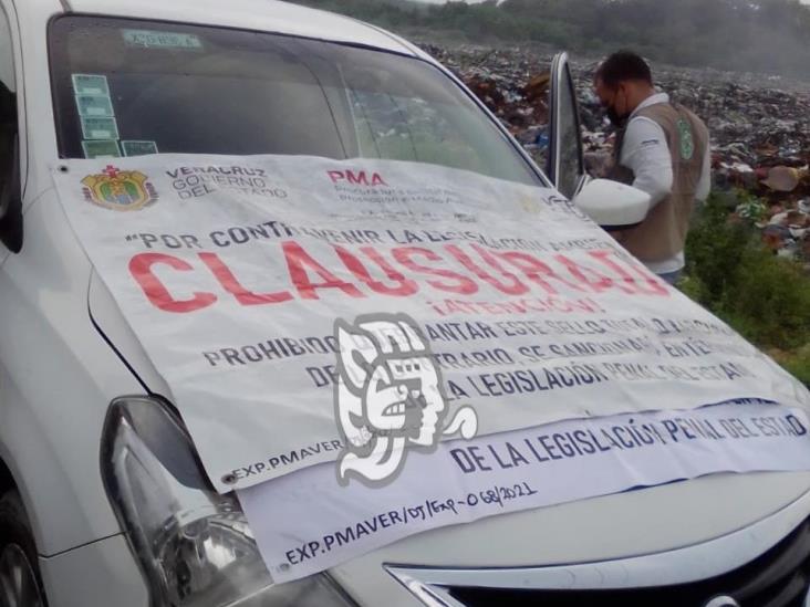 PMA clausuró el basurero municipal de Jáltipan