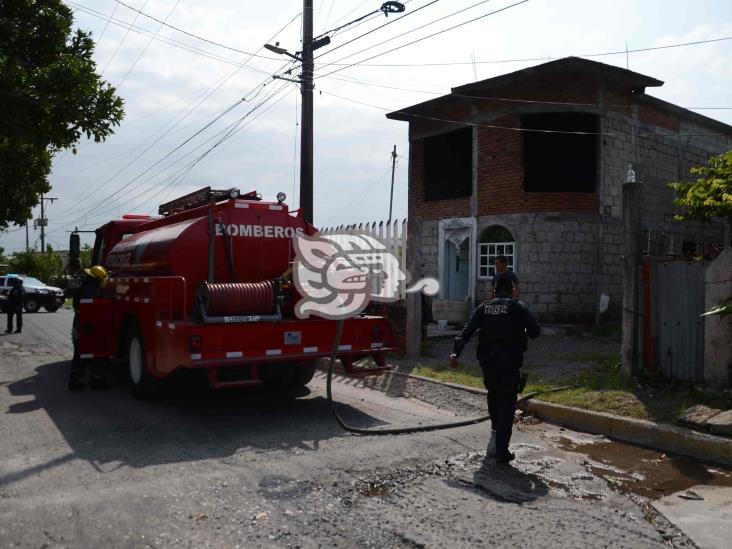 Se registra incendio al interior de vivienda en colonia de Veracruz