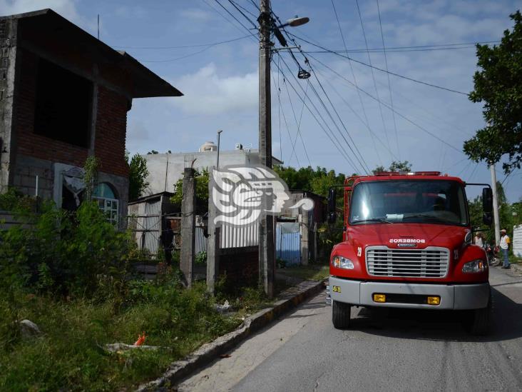 Se registra incendio al interior de vivienda en colonia de Veracruz