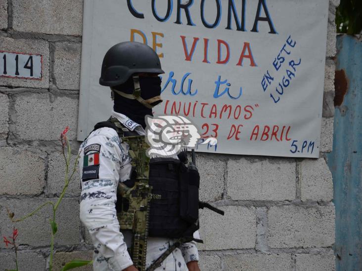 Se registra intensa movilización tras reporte de restos en vivienda de Veracruz