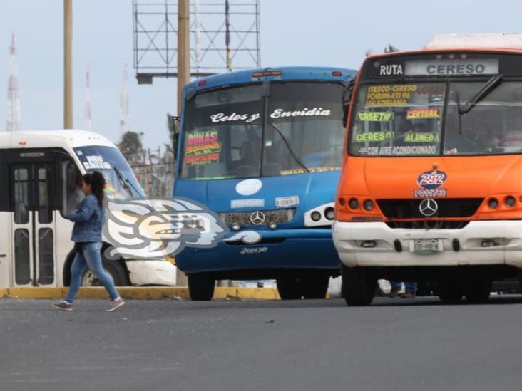 Deterioradas, 80% de las unidades de transporte urbano en Coatzacoalcos