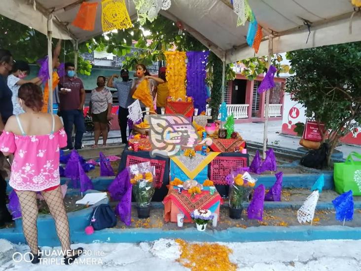 Se llevan tamales y ofrendas de altar en Las Choapas