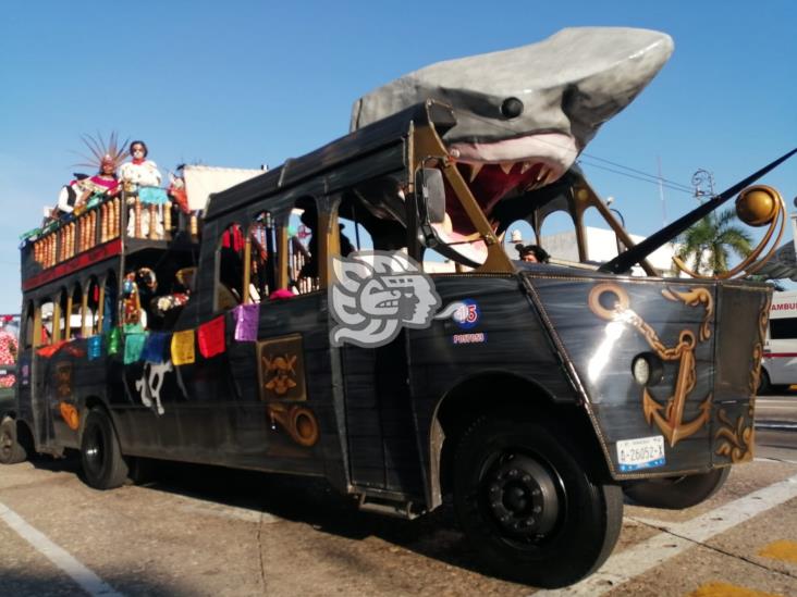 Realizan Carnaval de Catrinas 2021 en Veracruz