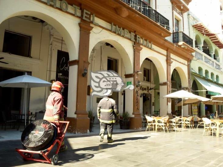 Se registra conato de incendio en restaurante