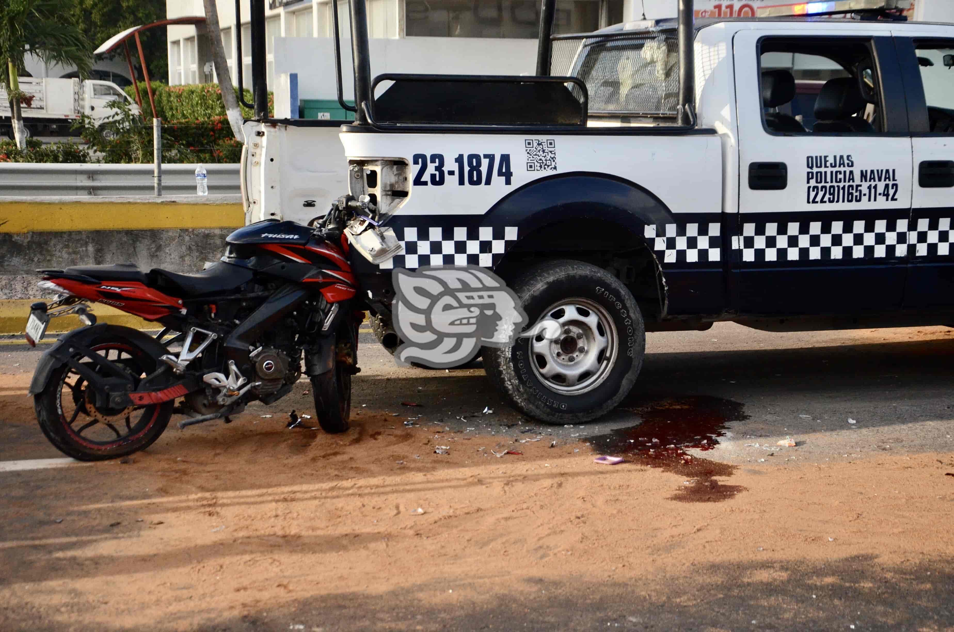 Muere Motociclista Al Estrellarse Contra Camioneta De La Ssp Sobre La