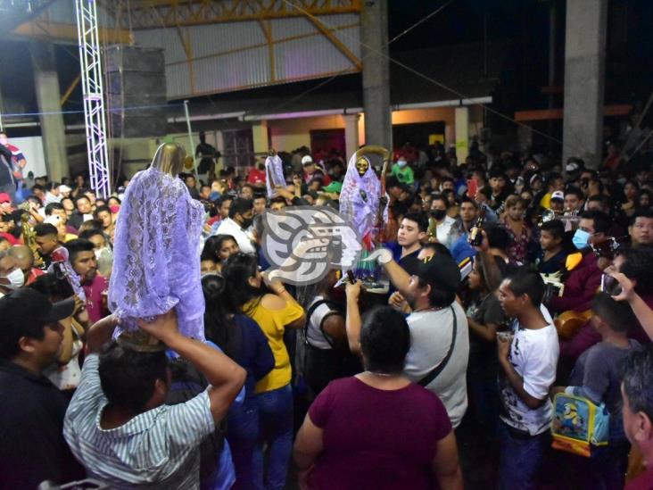 Mega fiesta en honor a la “Santa Muerte” en Acayucan