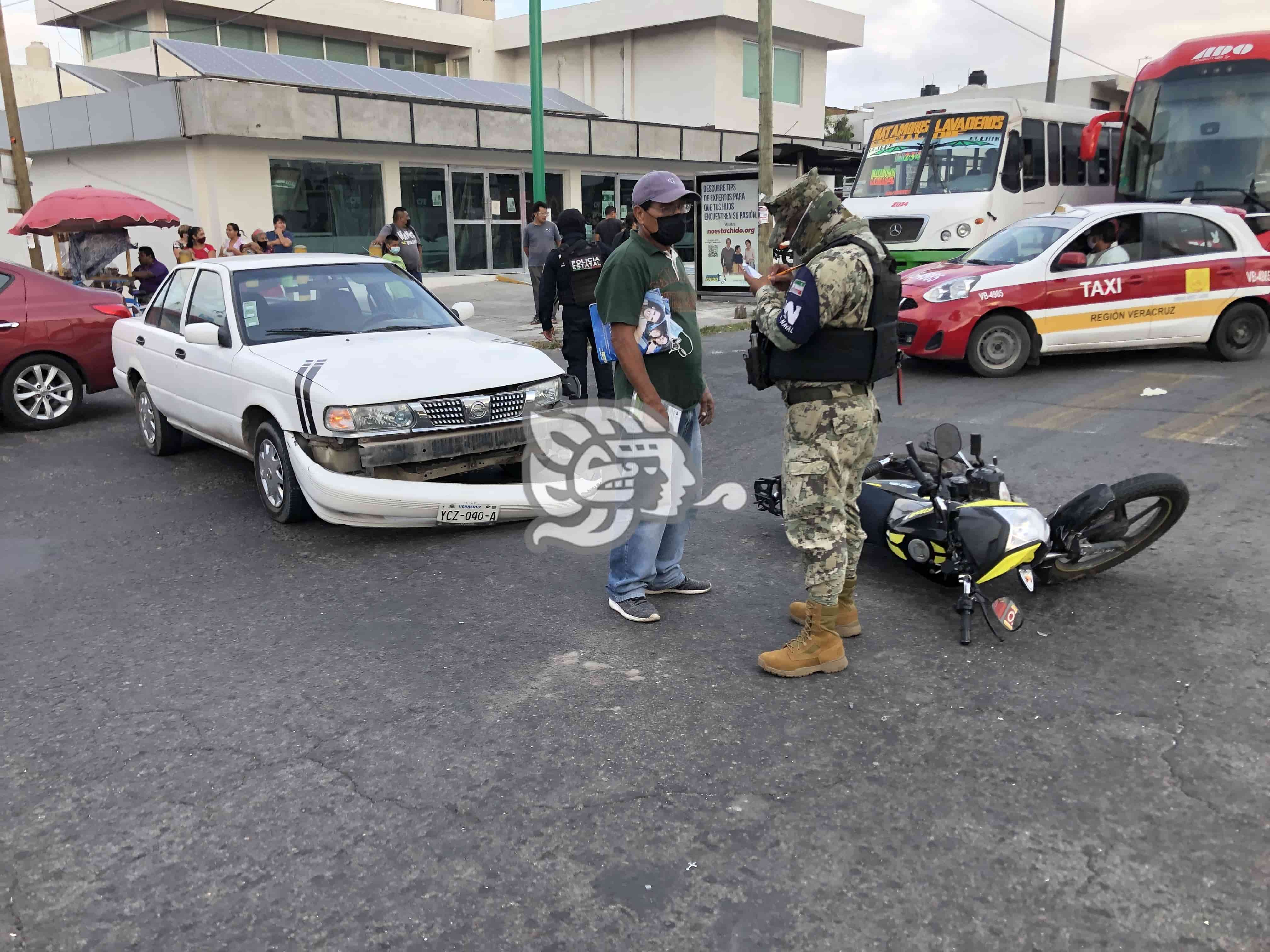 Choque Deja Una Persona Lesionada En Calles De Veracruz