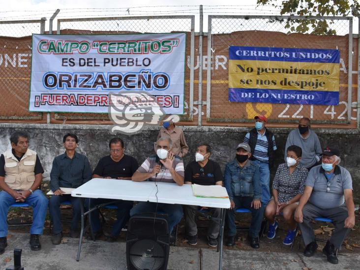 Acusan ‘mano negra’ en obras de Campo Cerritos, en Orizaba