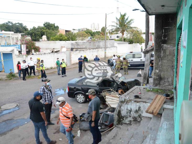 Mueren dos hombres en trágico accidente en Boca del Río