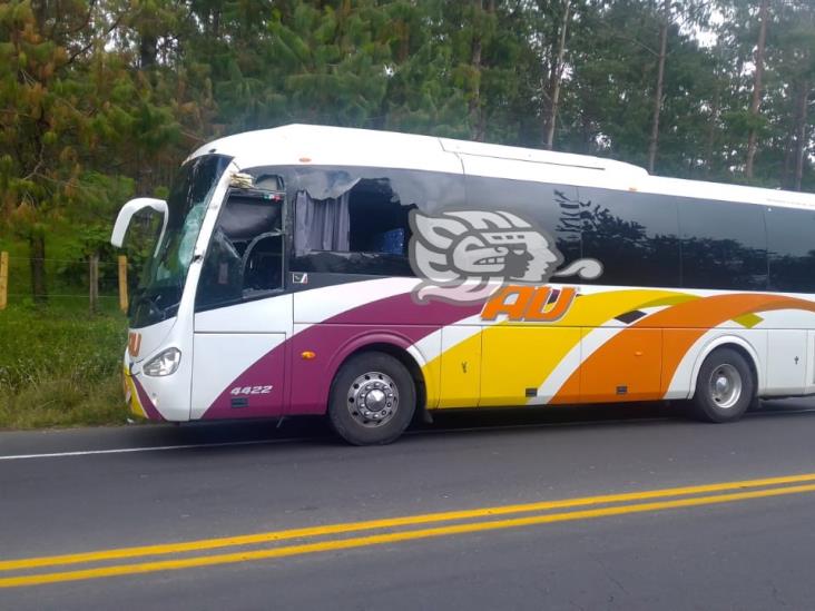 Sufren crisis nerviosa en autobús de AU embestido por tráiler en Acajete