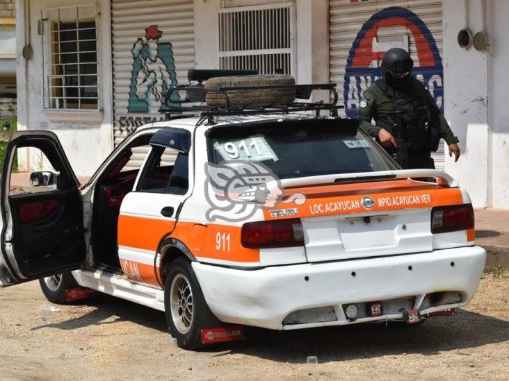 De Honduras talachero asesinado durante ataque a taxi de Acayucan