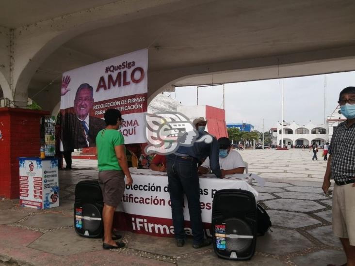 Veracruz, cerca de obtener firmas para consulta sobre revocación de mandato