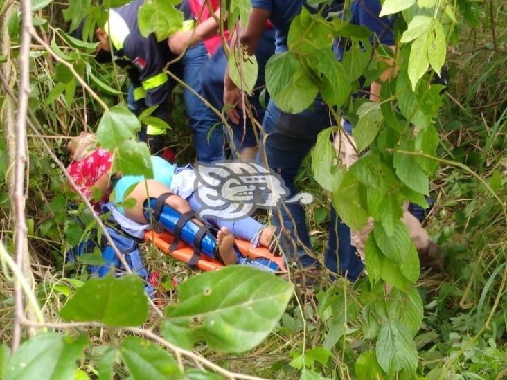 Se accidenta pareja de Cosoleacaque en Acayucan