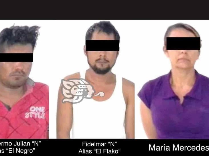 A prisión tres presuntos narcomenudistas detenidos en Oluta