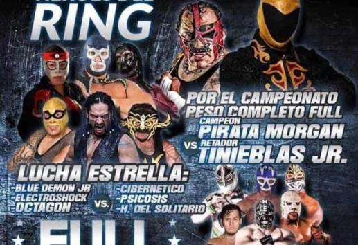 ¡Lucharán! Tinieblas y Pirata Morgan reabrirán la Arena Xalapa