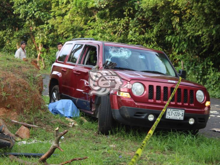 Fatal muerte de mototortillero sobre la carretera Agua Dulce-Tonalá