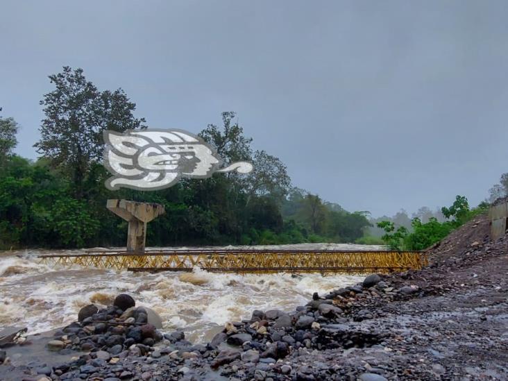 Lluvias por el frente frío 9 dejan incomunicadas a comunidades de la Sierra misanteca