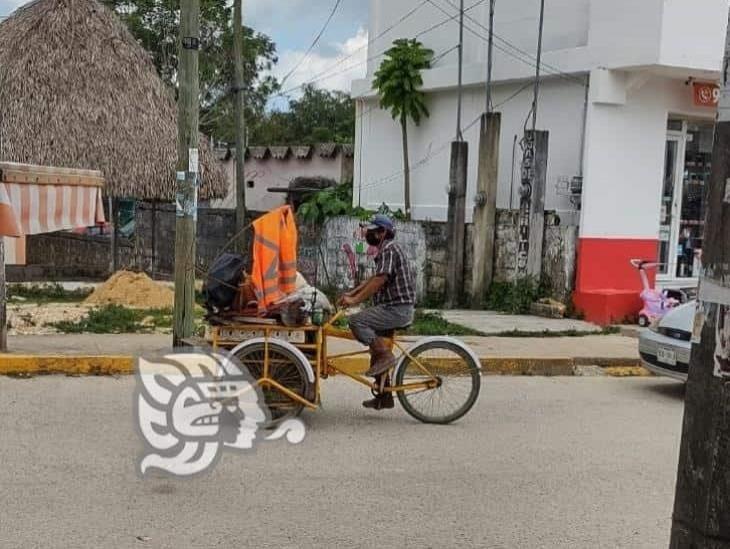 En el Sur recolectan desechos para enfrentar difícil situación económica