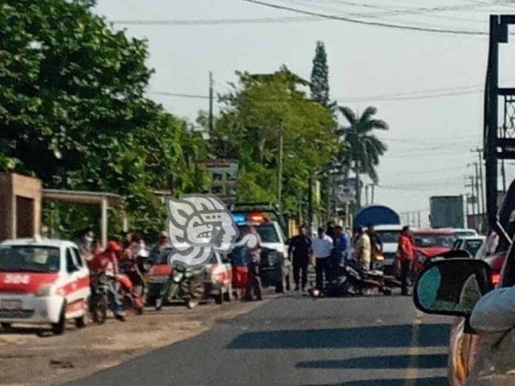 Motociclistas inician operativo de vigilancia en Oteapan