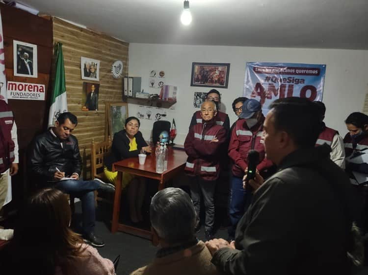 Sergio Gutiérrez Luna con fundadores de Morena: debemos defender obra de AMLO