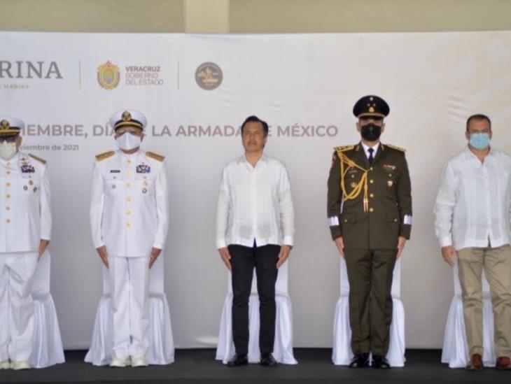 Veracruz, pilar de la Armada de México: Cuitláhuac García